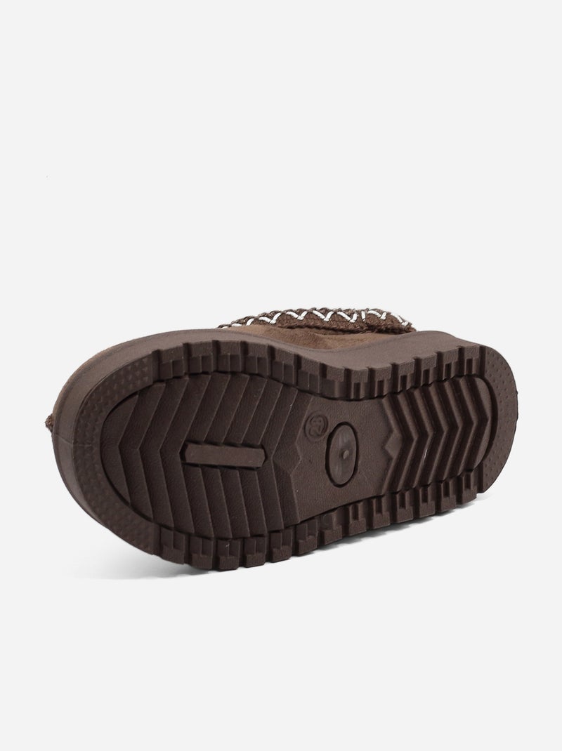 Pantofole senza lacci Marrone - Kiabi