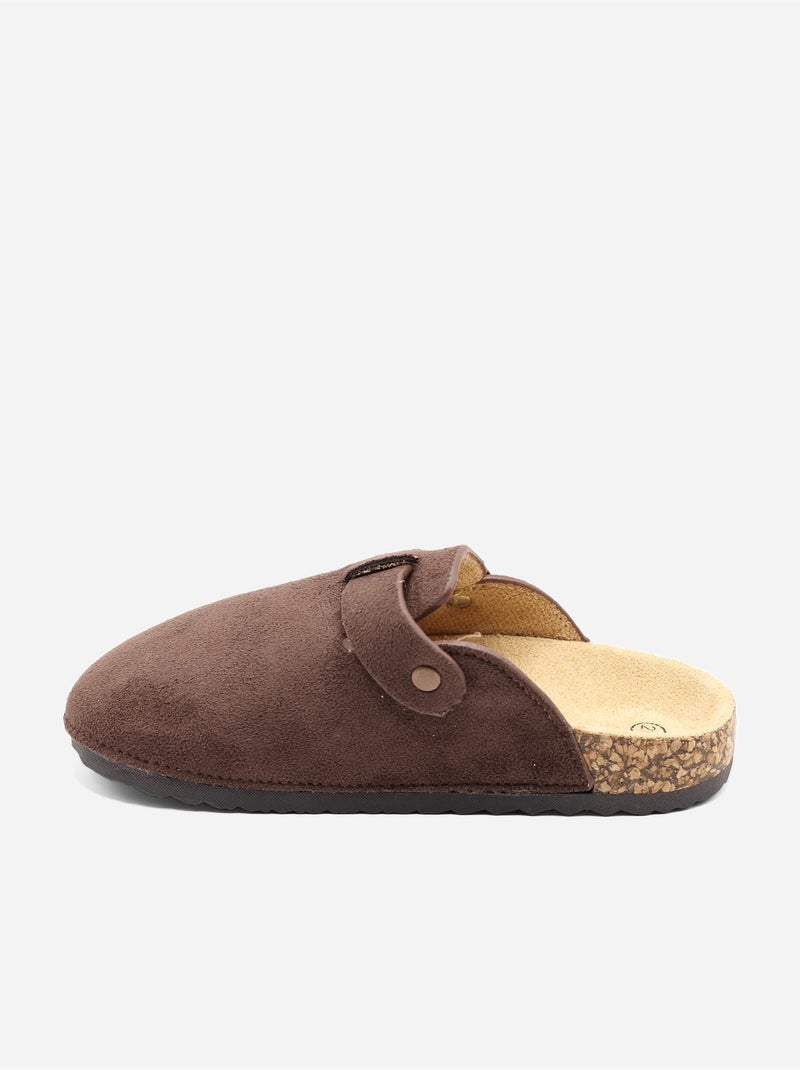 Pantofole senza lacci Marrone - Kiabi