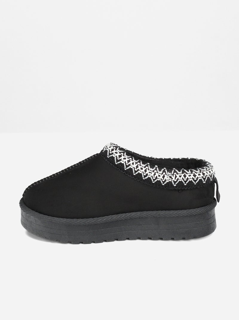 Pantofole senza lacci Nero - Kiabi