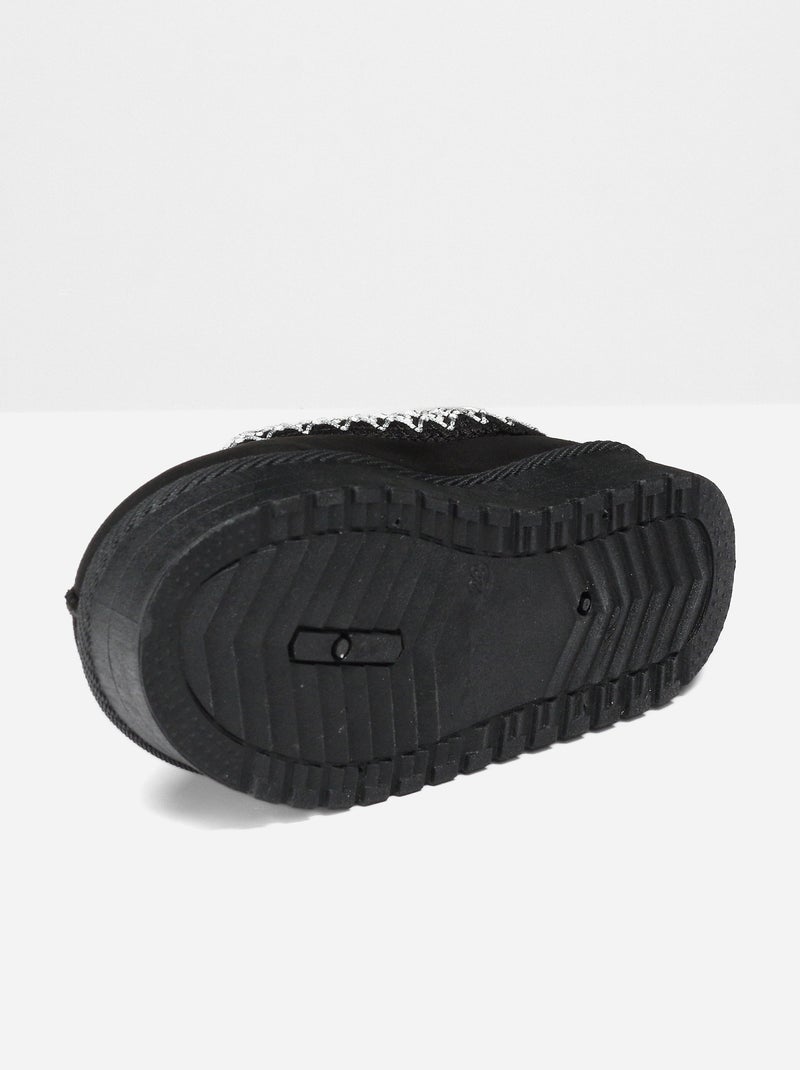 Pantofole senza lacci Nero - Kiabi