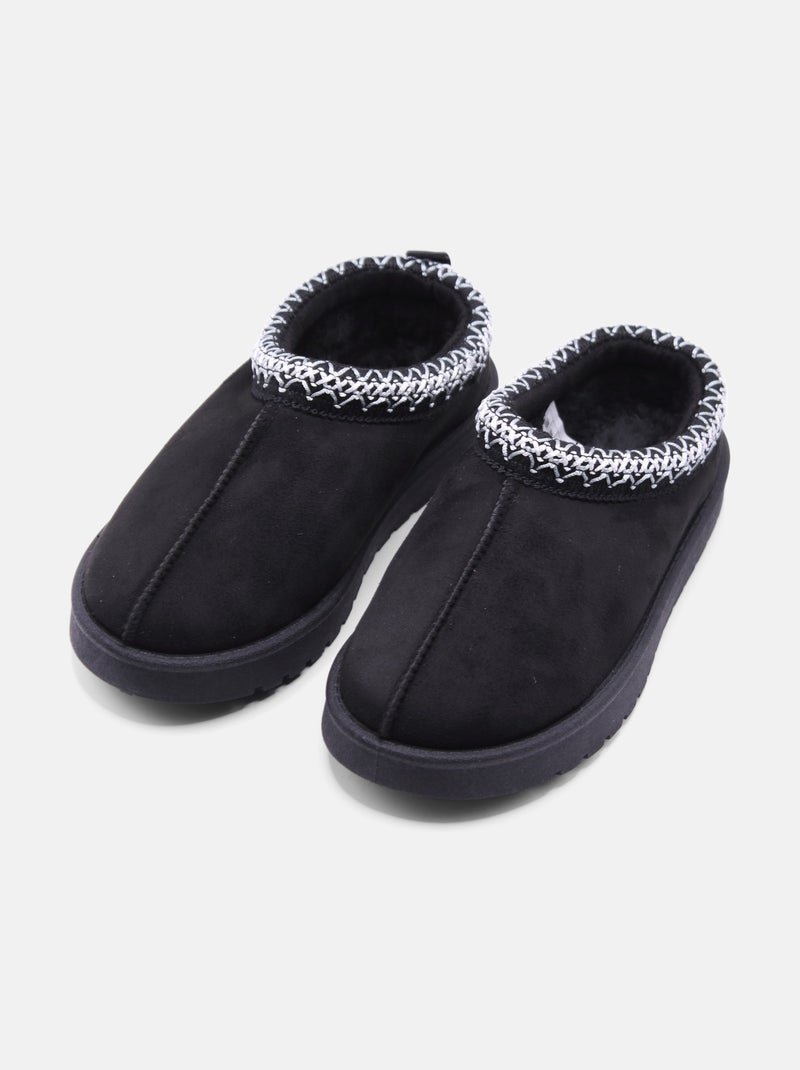 Pantofole senza lacci Nero - Kiabi