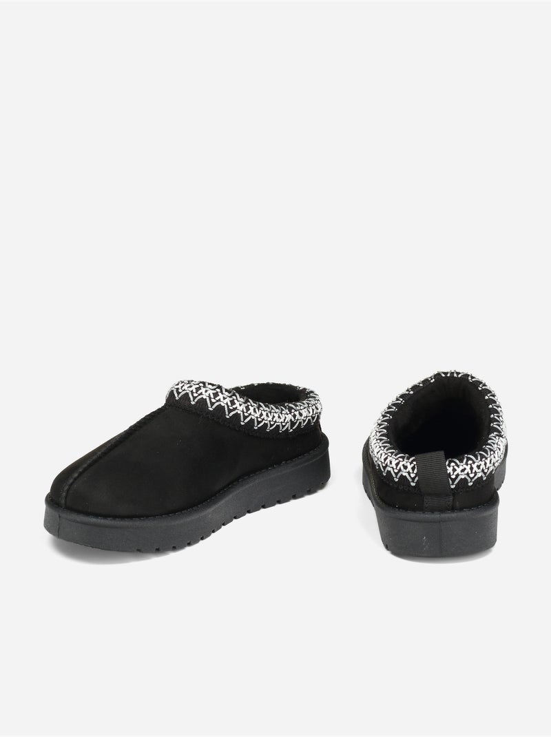 Pantofole senza lacci Nero - Kiabi