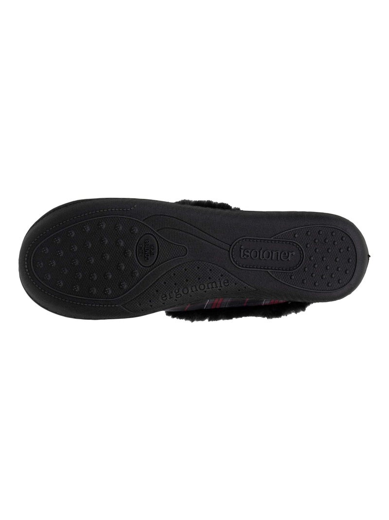 Pantofole  soletta ergonomica, calda donna isotoner Grigio - Kiabi