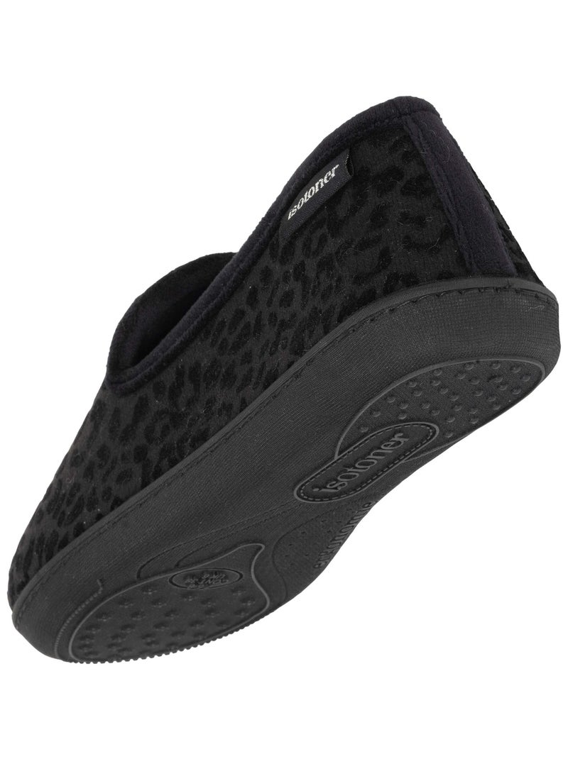 Pantofole  soletta ergonomica, calda donna Isotoner Nero - Kiabi