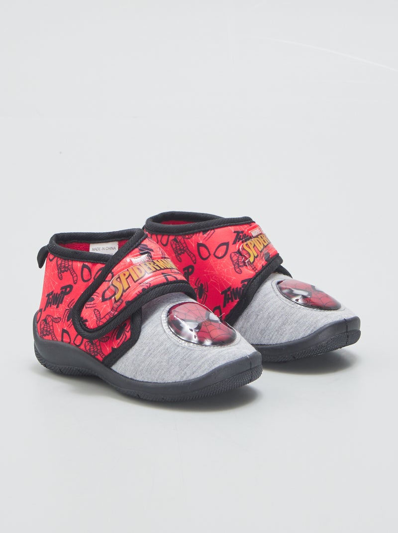 Pantofole 'Spider-Man' con strappi ROSSO - Kiabi