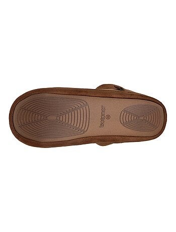 Pantofole stivaletti camoscio - Suola in gomma ultra morbida uomo Isotoner