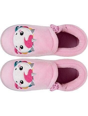 Pantofole stivaletti con cerniera, facile da indossare, buon neonato bambina isotoner