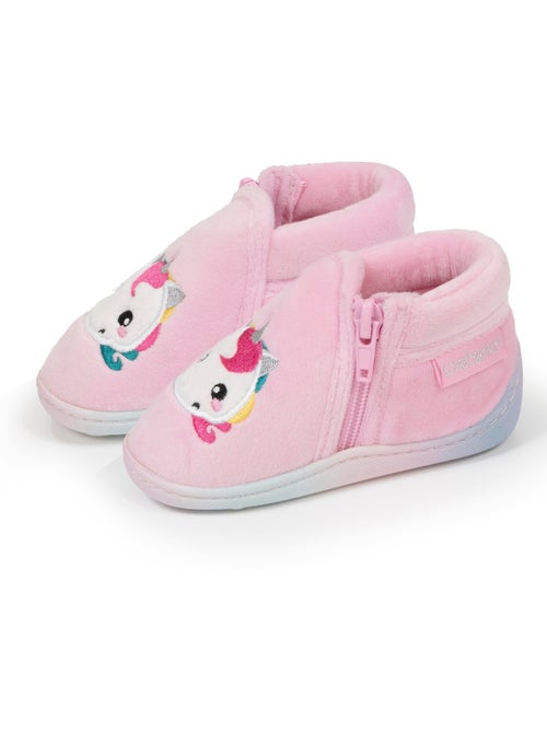 Pantofole stivaletti con cerniera, facile da indossare, buon neonato bambina isotoner - Kiabi Pantofole stivaletti con cerniera, facile da indossare, buon neonato bambina isotoner - Kiabi