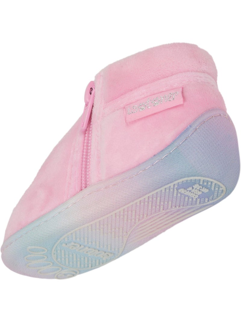 Pantofole stivaletti con cerniera, facile da indossare, buon neonato bambina isotoner Rosa - Kiabi