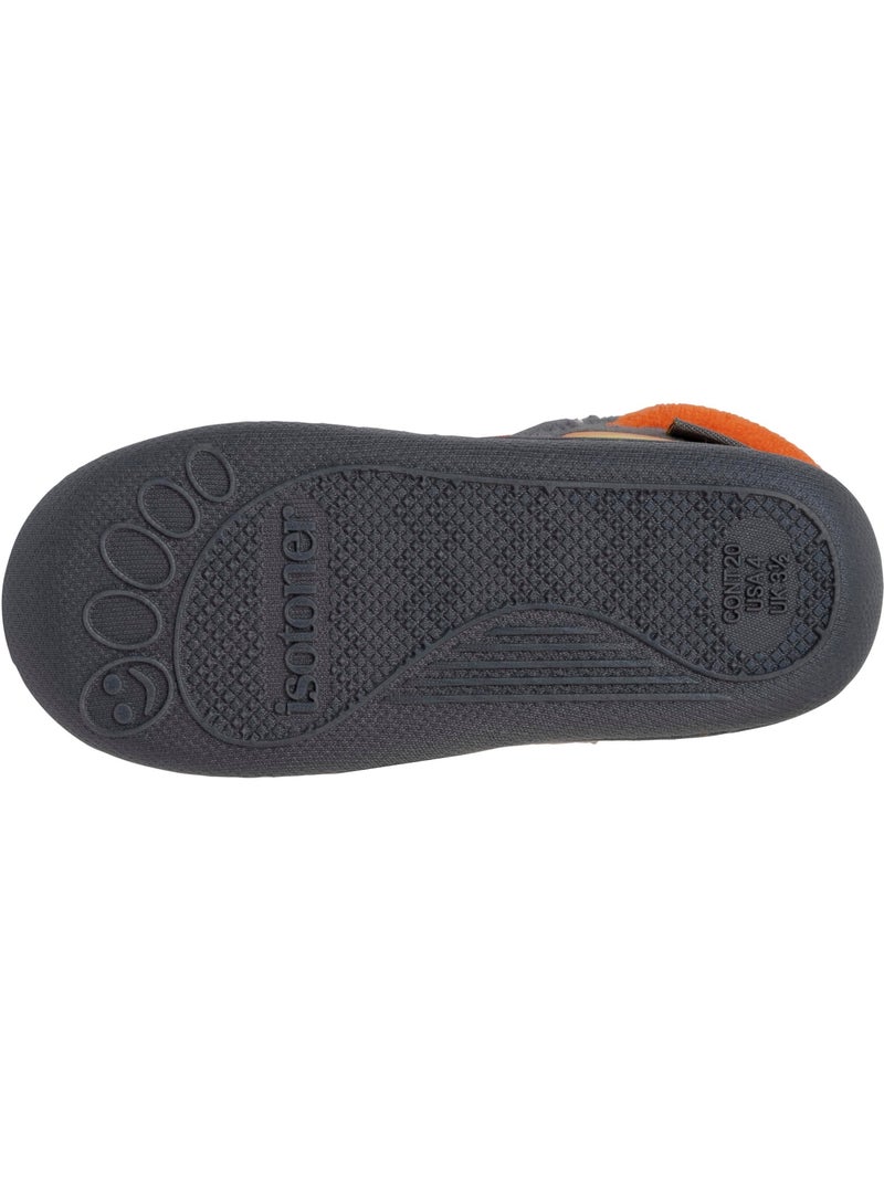 Pantofole stivaletti con cerniera, facile da indossare, buon neonato bambino Grigio grigio - Kiabi