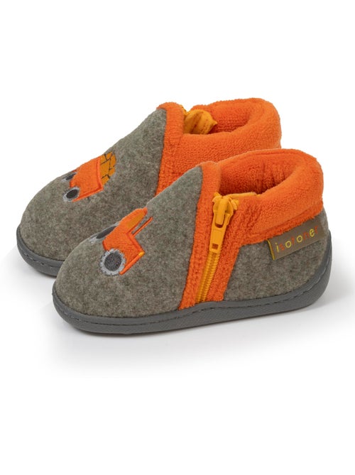 Pantofole stivaletti con cerniera, facile da indossare, buon neonato bambino Isotoner - Kiabi