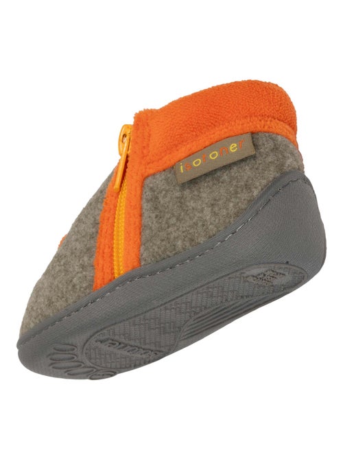 Pantofole stivaletti con cerniera, facile da indossare, buon neonato bambino Isotoner - Kiabi