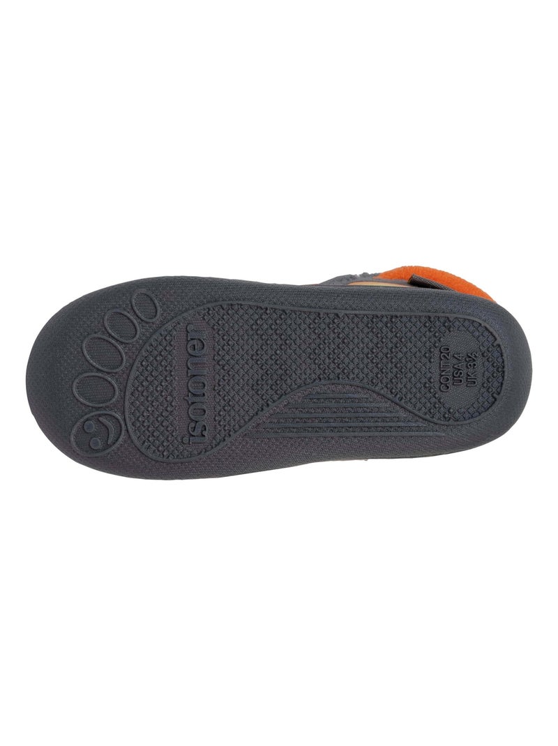 Pantofole stivaletti con cerniera, facile da indossare, buon neonato bambino Isotoner Grigio grigio - Kiabi