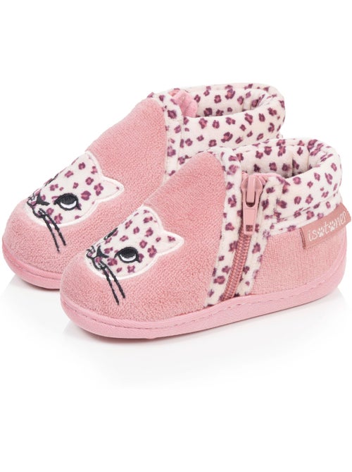 Pantofole stivaletti con cerniera, facili da indossare, buona neonato bambina isotoner - Kiabi Pantofole stivaletti con cerniera, facili da indossare, buona neonato bambina isotoner - Kiabi