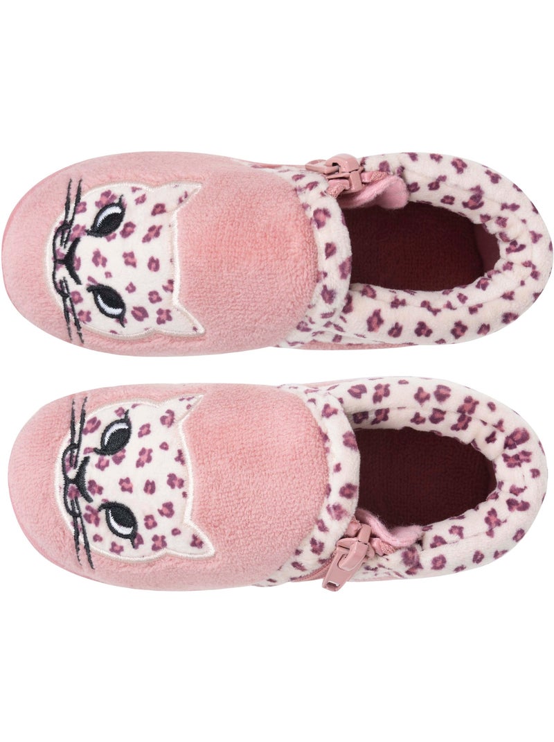 Pantofole stivaletti con cerniera, facili da indossare, buona neonato bambina isotoner Rosato - Kiabi