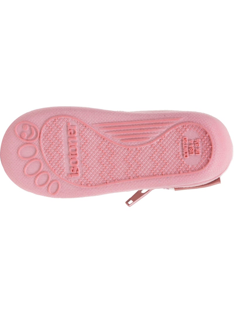 Pantofole stivaletti con cerniera, facili da indossare, buona neonato bambina isotoner Rosato - Kiabi