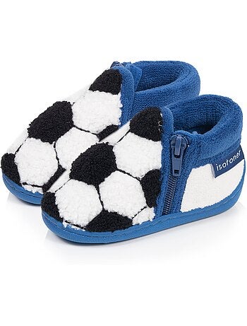 Pantofole stivaletti con cerniera, facili da indossare, buona neonato bambino Isotoner