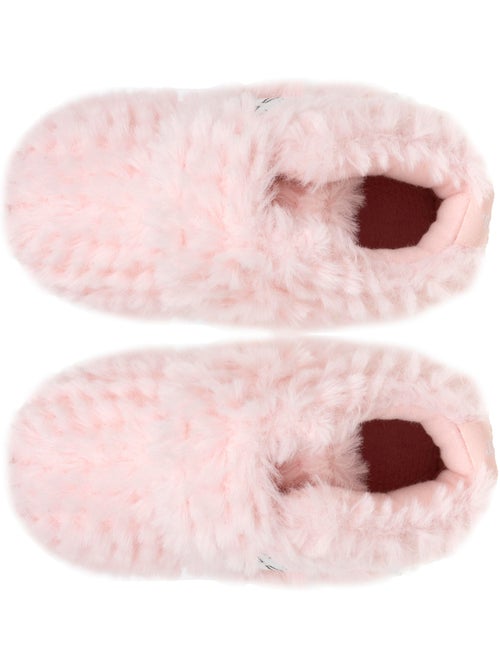 Pantofole stivaletti con chiusura in velcro, buon supporto bambina isotoner - Kiabi