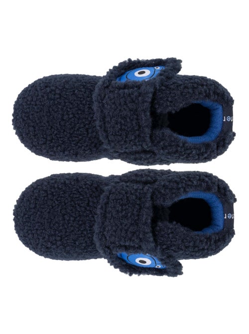 Pantofole stivaletti con chiusura in velcro, buon supporto bambino Isotoner - Kiabi