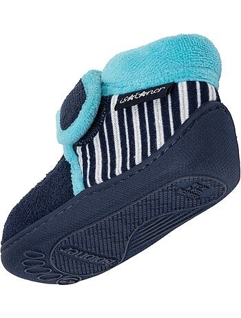 Pantofole stivaletti con chiusura in velcro, buon supporto neonato bambina