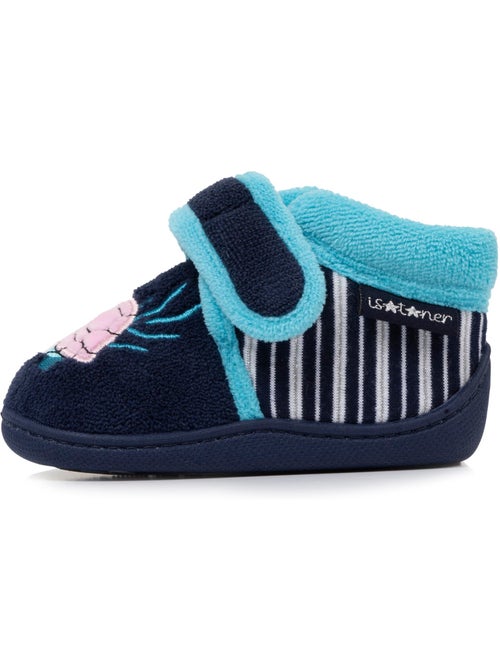 Pantofole stivaletti con chiusura in velcro, buon supporto neonato bambina - Kiabi Pantofole stivaletti con chiusura in velcro, buon supporto neonato bambina - Kiabi