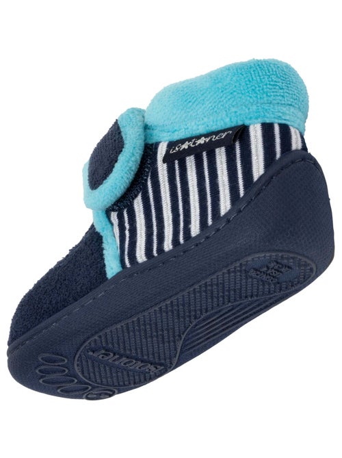 Pantofole stivaletti con chiusura in velcro, buon supporto neonato bambina Isotoner - Kiabi
