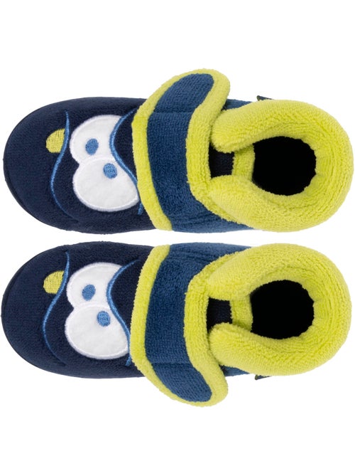 Pantofole stivaletti con chiusura in velcro, buon supporto neonato bambino - Kiabi Pantofole stivaletti con chiusura in velcro, buon supporto neonato bambino - Kiabi