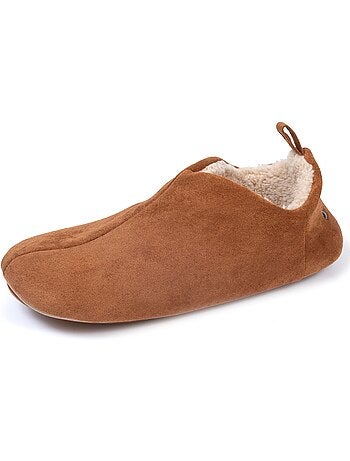 Pantofole stivaletti confortevole, caldo, interno in sherpa uomo isotoner