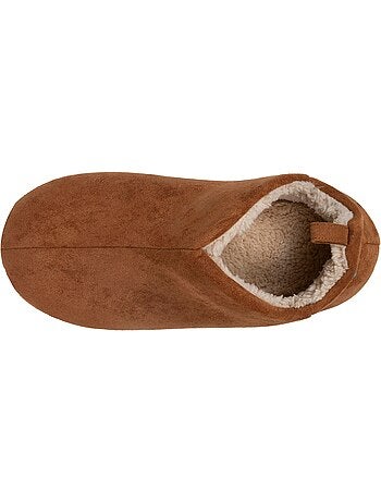 Pantofole stivaletti confortevole, caldo, interno in sherpa uomo isotoner