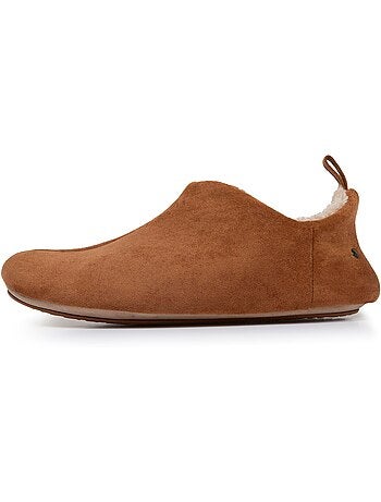 Pantofole stivaletti confortevole, caldo, interno in sherpa uomo isotoner