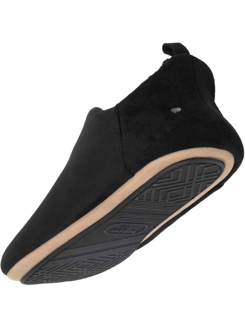 Pantofole stivaletti confortevole, caldo, interno in sherpa uomo isotoner Nero - Kiabi