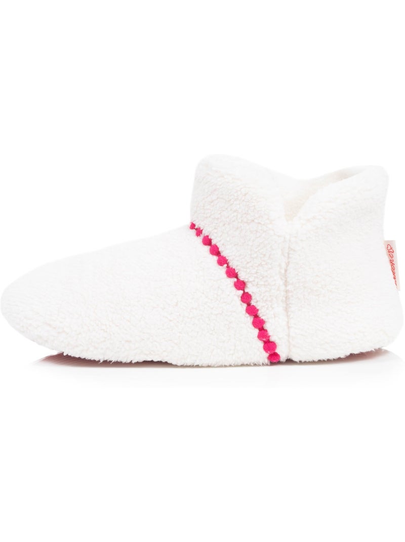 Pantofole stivaletti  donna isotoner Avorio - Kiabi