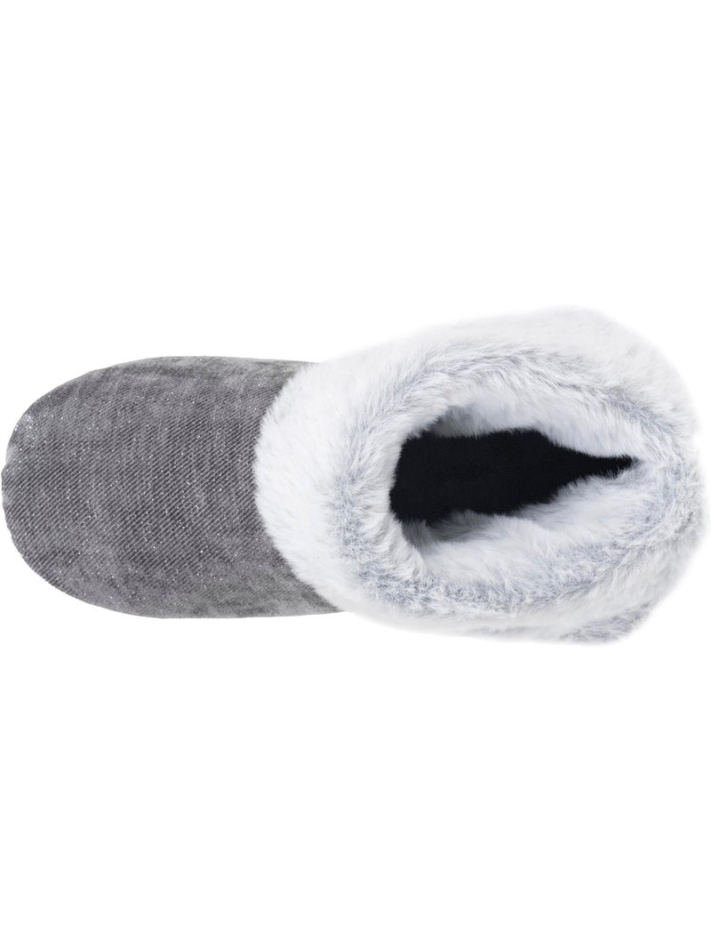 Pantofole stivaletti  donna isotoner Grigio scuro - Kiabi