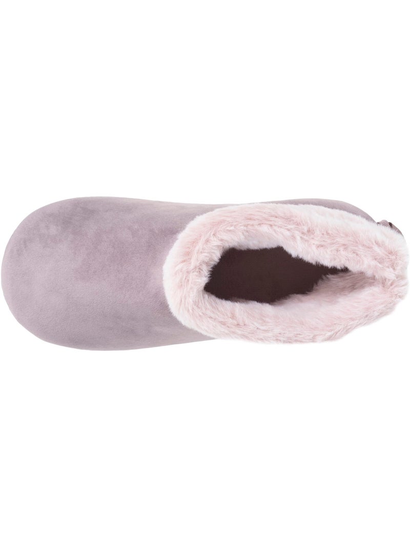 Pantofole stivaletti  donna isotoner Tortora - Kiabi