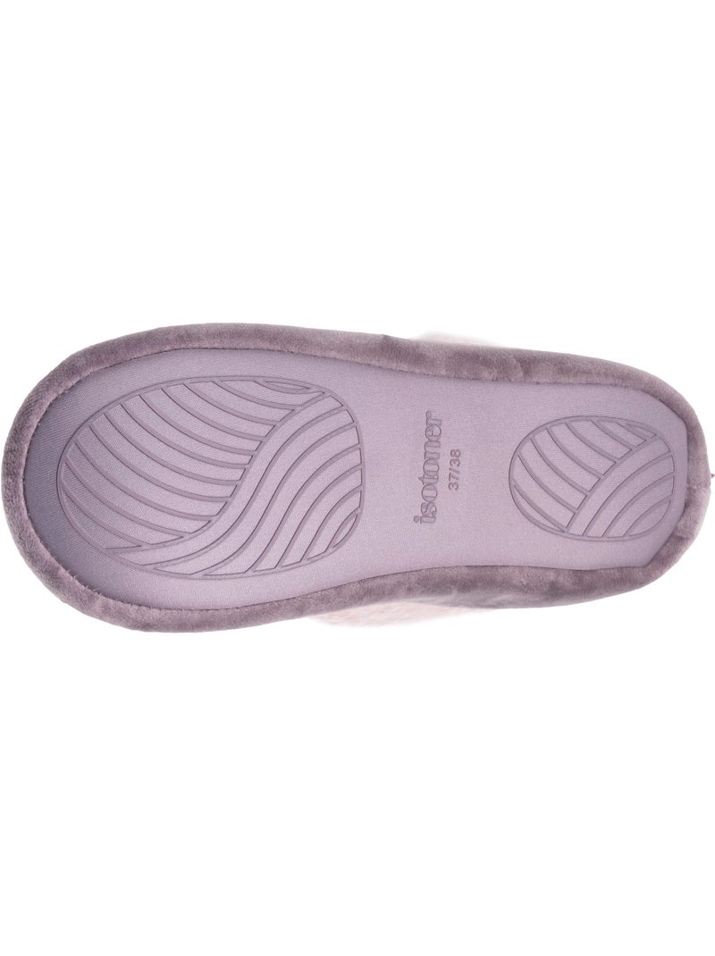 Pantofole stivaletti  donna isotoner Tortora - Kiabi