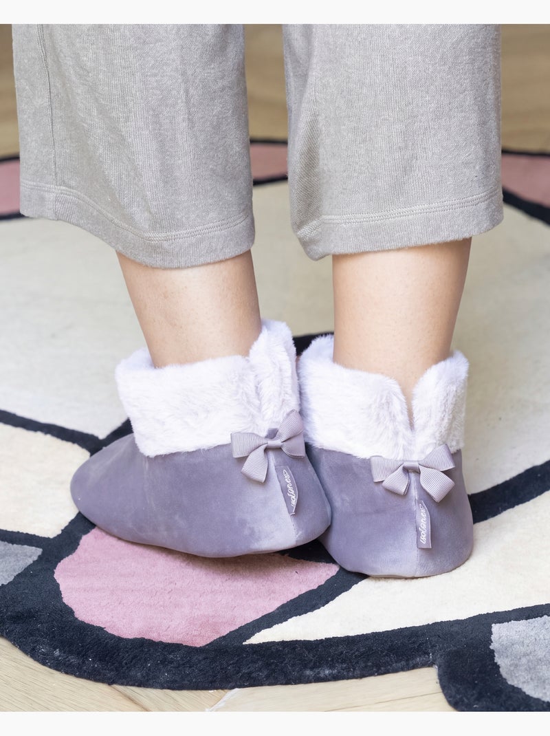 Pantofole stivaletti  donna Tortora - Kiabi