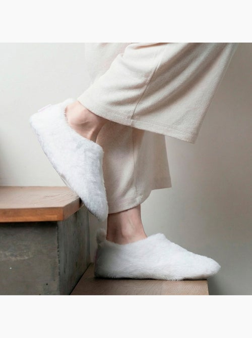 Pantofole stivaletti finta pelliccia, suola in gomma donna Isotoner - Kiabi