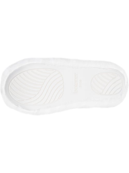 Pantofole stivaletti finta pelliccia, suola in gomma donna Isotoner - Kiabi