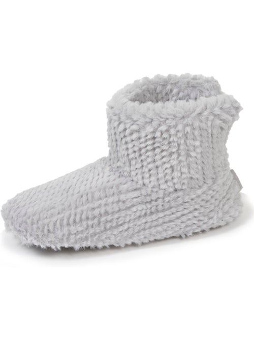 Pantofole stivaletti imitazione di pelliccia, suola donna isotoner - Kiabi Pantofole stivaletti imitazione di pelliccia, suola donna isotoner - Kiabi
