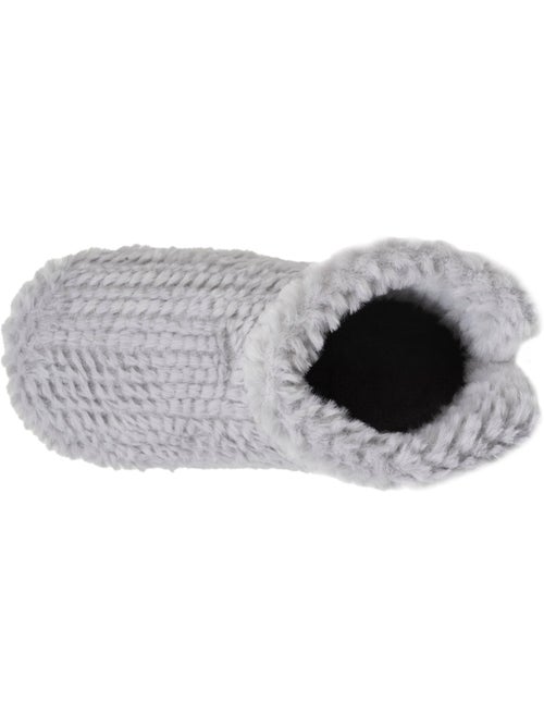 Pantofole stivaletti imitazione di pelliccia, suola donna isotoner - Kiabi Pantofole stivaletti imitazione di pelliccia, suola donna isotoner - Kiabi