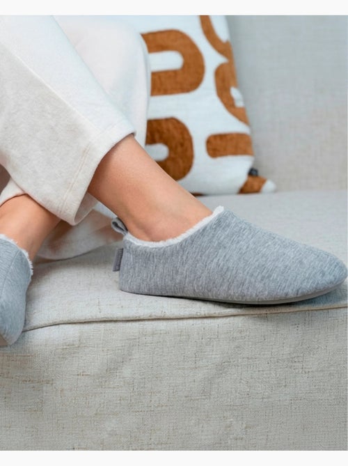 Pantofole stivaletti maglia, suola in gomma antiscivolo donna - Kiabi Pantofole stivaletti maglia, suola in gomma antiscivolo donna - Kiabi