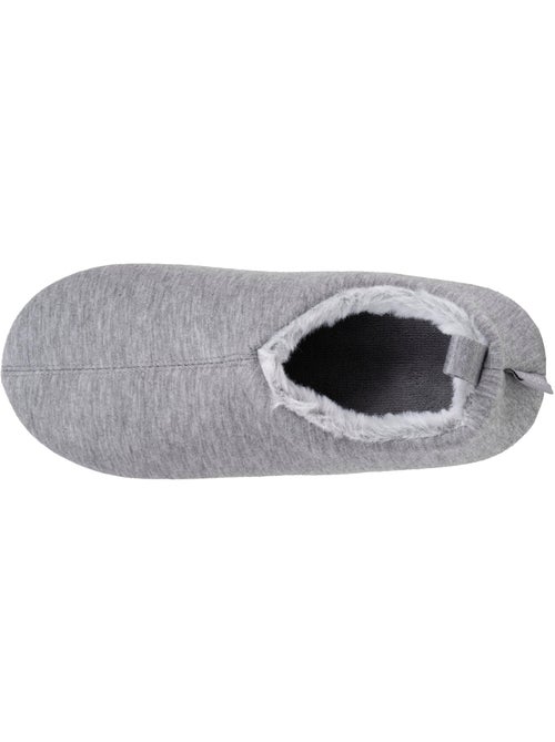 Pantofole stivaletti maglia, suola in gomma antiscivolo donna Isotoner - Kiabi