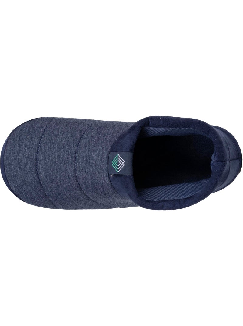 Pantofole stivaletti microspugna, suola in gomma antiscivolo uomo Blu marino - Kiabi