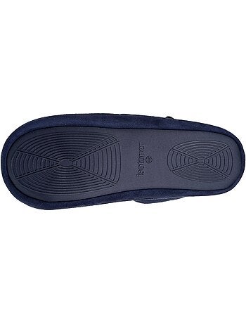 Pantofole stivaletti microspugna, suola in gomma antiscivolo uomo Isotoner