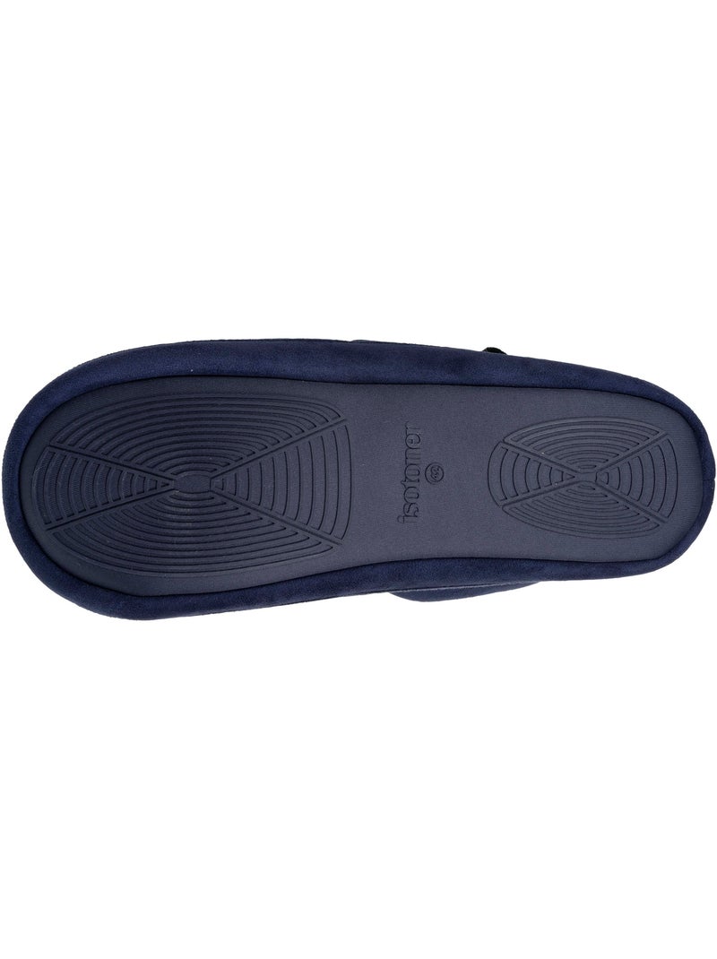Pantofole stivaletti microspugna, suola in gomma antiscivolo uomo Isotoner Blu marino - Kiabi