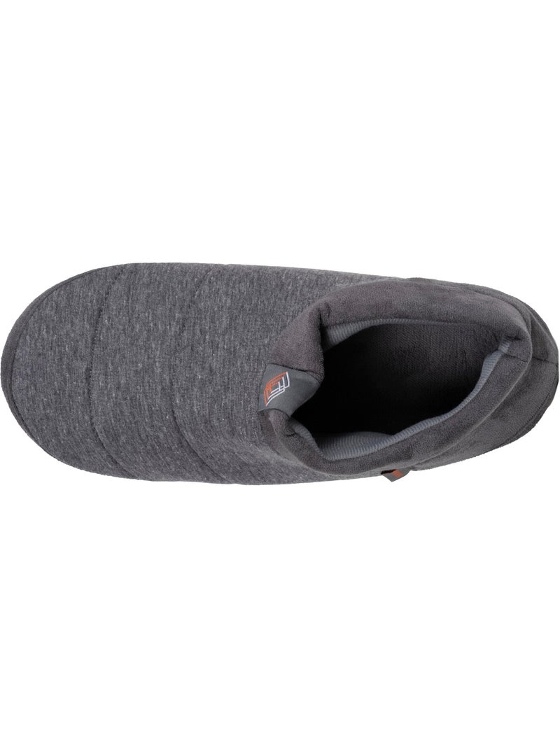 Pantofole stivaletti microspugna, suola in gomma antiscivolo uomo Isotoner Grigio melangiato - Kiabi