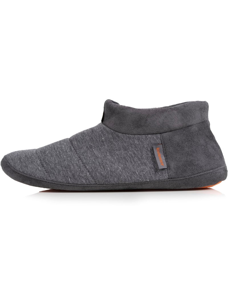 Pantofole stivaletti microspugna, suola in gomma antiscivolo uomo Isotoner Grigio melangiato - Kiabi