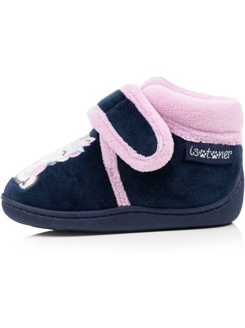 Pantofole stivaletti microvelluto con sostegno rinforzato, neonato bambina - Kiabi Pantofole stivaletti microvelluto con sostegno rinforzato, neonato bambina - Kiabi