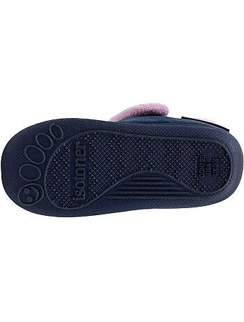 Pantofole stivaletti microvelluto con sostegno rinforzato, neonato bambina isotoner