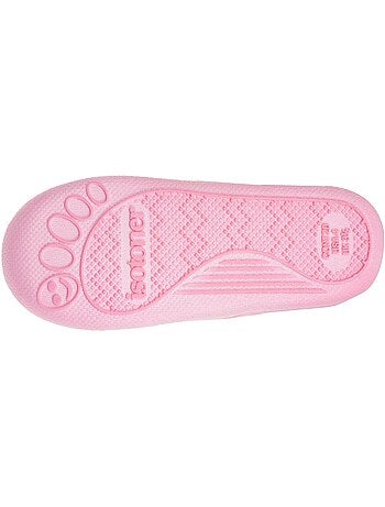 Pantofole stivaletti microvelluto con sostegno rinforzato, neonato bambina isotoner